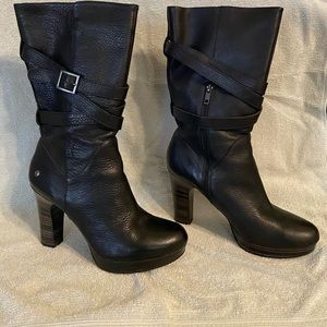 UGG Jar-din Mid Calf Leather Boots